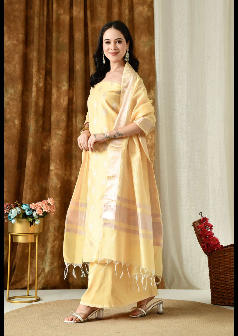 chanderi cotton salwar suit online Festive